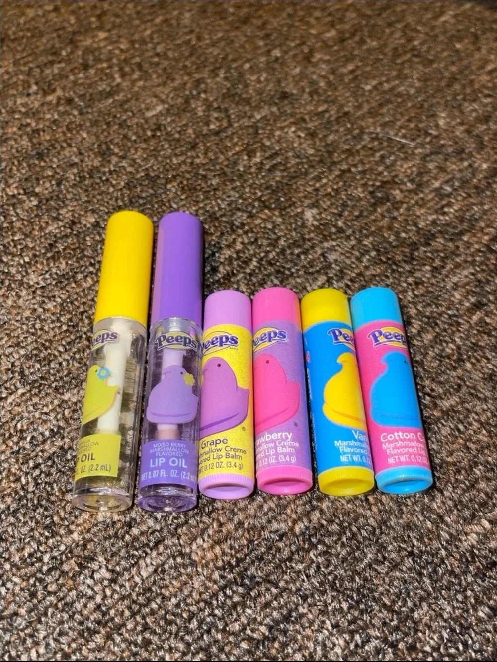 peeps lippie bundle (lip balm & gloss) 6